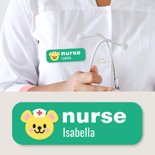 Etiqueta De Nome Placa de Identificação de Enfermeira Nome Personal