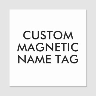 Etiqueta De Nome Placa de Identificação Magnética Personalizada 2"