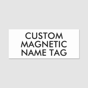 Etiqueta De Nome Placa de identificação magnética personalizada 3"