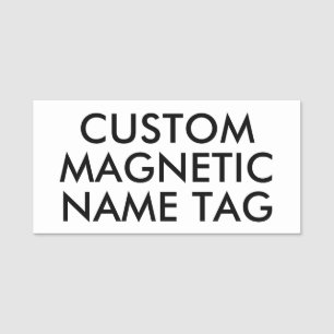 Etiqueta De Nome Placa de identificação magnética personalizada 3"