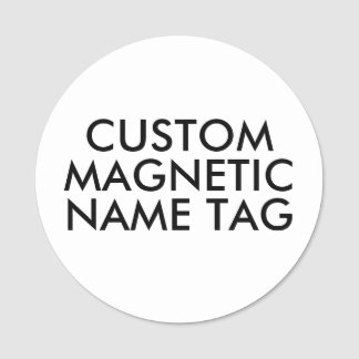 Etiqueta De Nome Placa de Identificação Magnética Personalizada RED