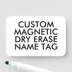 Etiqueta De Nome Placa de Identificação Magnética Personalizável pa