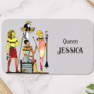 Etiqueta De Nome Placa de Nome de Rainha Egípcia Presente Personali