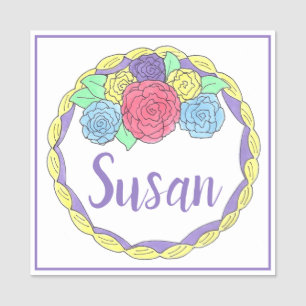 Etiqueta De Nome Planner de Casamento da Padaria do Compro Decorado