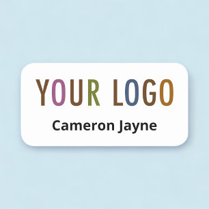 Etiqueta De Nome Plástico magnético do logotipo personalizado do No