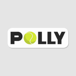 Etiqueta De Nome Polly Tênis