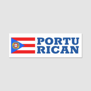 Etiqueta De Nome Portu-Rican