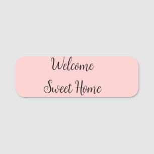 Etiqueta De Nome Realtor welcome home housewarming add your name te