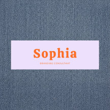 Retro Negrito Serif Simples Verde Lavanda Laranja