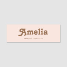 Retro Simples Rosa Laranja