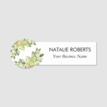 Salão de Folhagem Verde de Aquarela