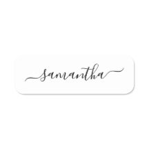 Script de Assinatura Elegante Preto