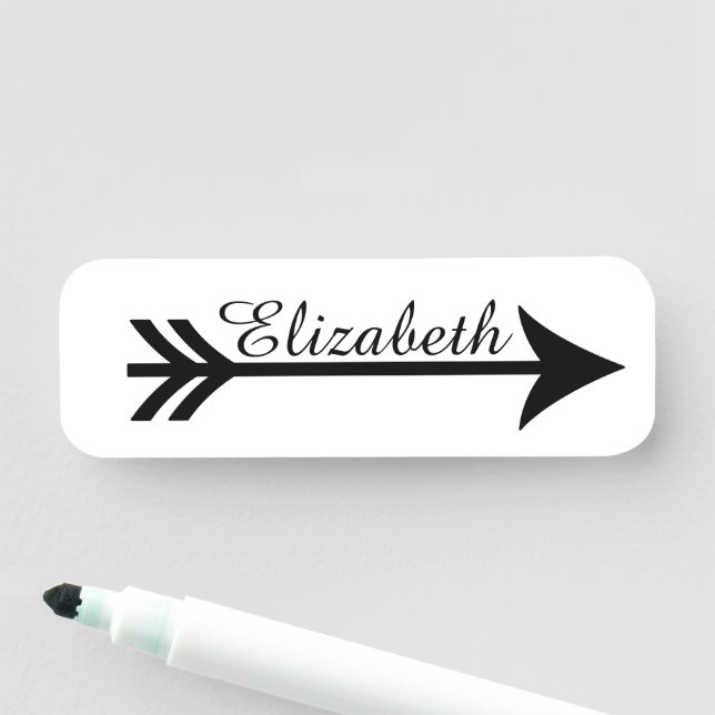 Etiqueta De Nome Seta personalizada (In Situ)