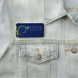 Etiqueta De Nome seu logotipo aqui, cor verde