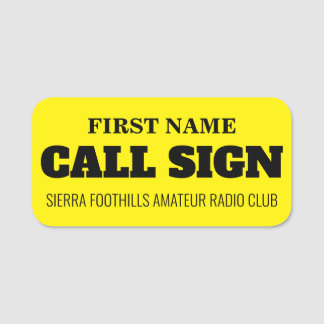 ETIQUETA DE NOME SFARC