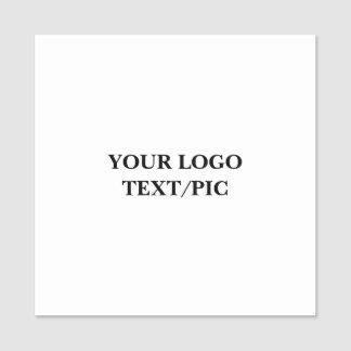 Etiqueta De Nome Simple minimal elegant custom logo here company  g