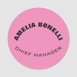 Etiqueta De Nome Simples e durável, criativo e útil minimalista