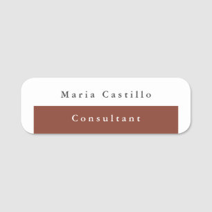 Etiqueta De Nome Simples e durável, criativo e útil minimalista