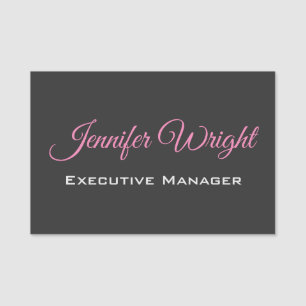 Etiqueta De Nome Simples e durável, criativo e útil minimalista