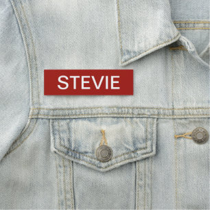Etiqueta De Nome Stevie