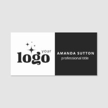 Sua Logo Aqui Ímã Nome Empresarial do Funcionário