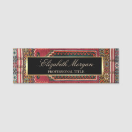 Etiqueta De Nome Tapete Kilim Antigo Oriental