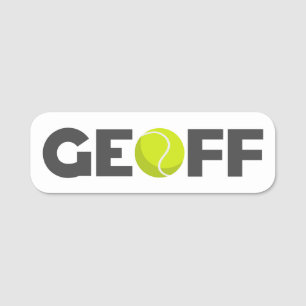 Etiqueta De Nome Tênis de Geoff