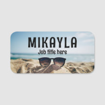 Trendy Eyeglass em uma praia óptica