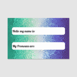 Etiqueta De Nome Trippy Ripply Funky Boho MLM Men Loving Men Pride