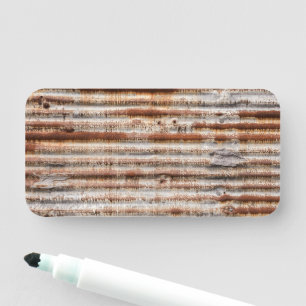 Etiqueta De Nome Vintage Rusty Metal