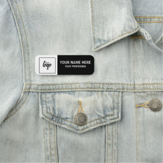 Etiqueta De Nome Your Logo and Name Personalized Employee