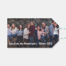 Etiqueta de Oferta de Foto e Mensagem Personalizad