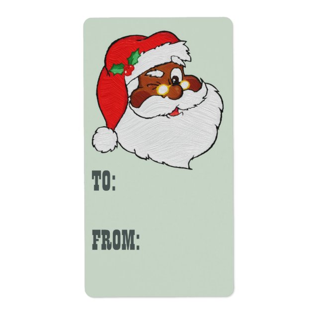 Etiqueta de Oferta de Pop Papai noel para de  Vint (Frente)