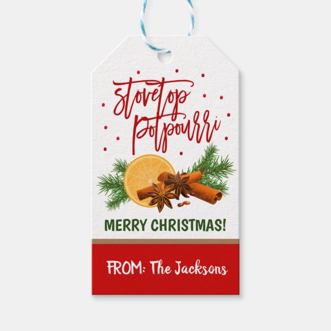 Etiqueta de Oferta do Stovetop Potpourri (Frente)