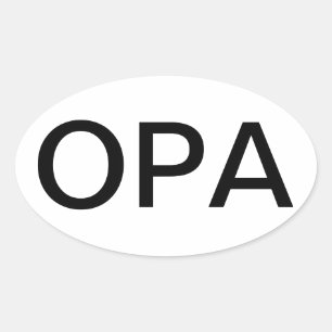 Etiqueta de OPA