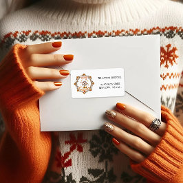 Etiqueta de outono de Mapeamentos de Ação de Graça