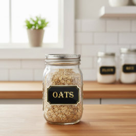 Etiqueta de Panetria Dourada e Preta da Vintagem E