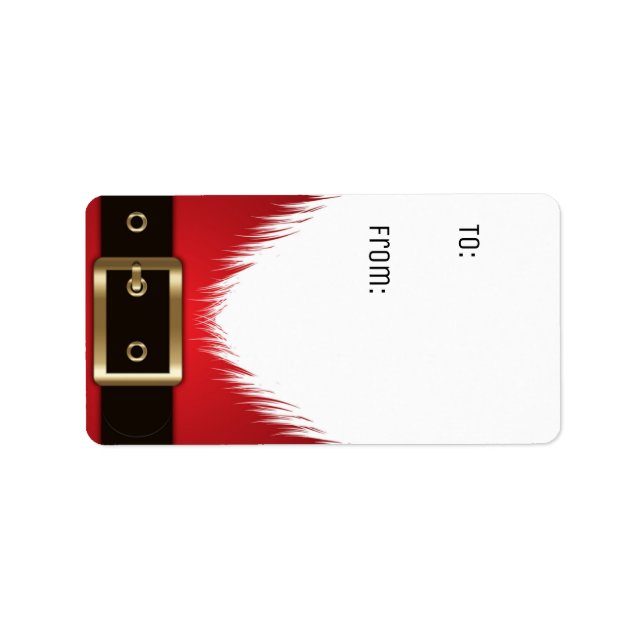 Etiqueta de Papais noeis de presentes (Frente)