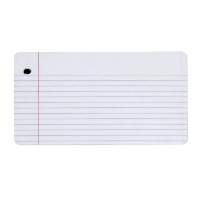 Etiqueta de papel para notebook (Frente)