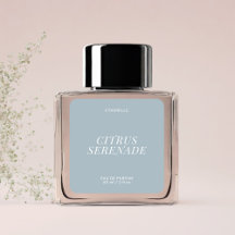 Etiqueta de perfume moderna, adesivo elegante de p