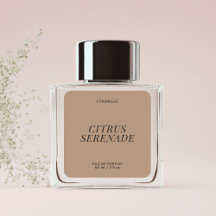 Etiqueta de perfume moderna, adesivo elegante de p
