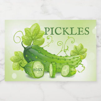Etiqueta de picles caseiros