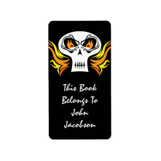 Etiqueta de Pirata de Caveira