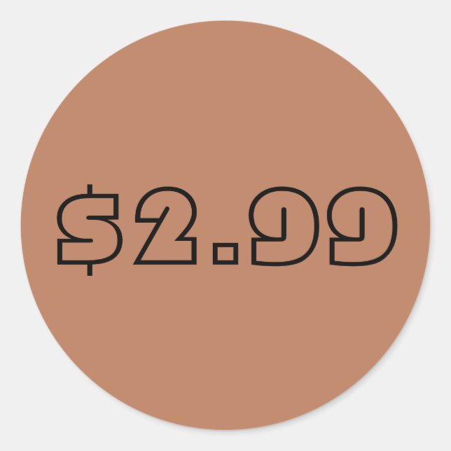 Etiqueta de preço (Frente)