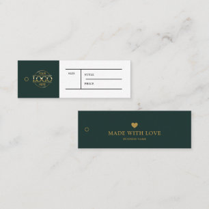Etiqueta de Preço de Roupas com Logotipo de Negóci