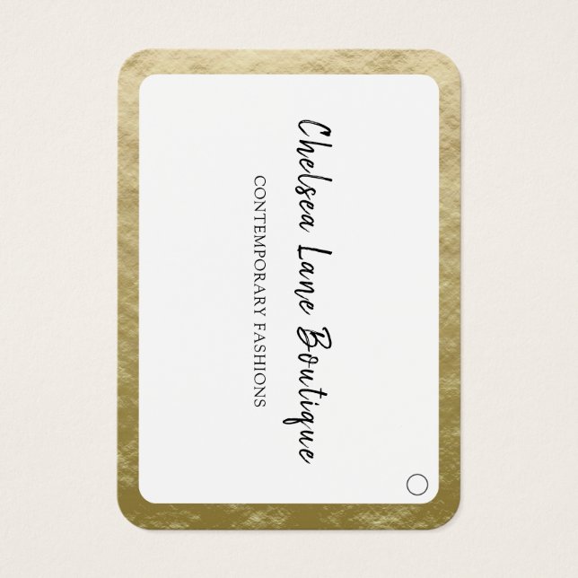 Etiqueta de preço de transferência de borda Dourad (Frente)