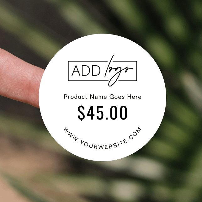 Etiqueta de preço do produto para logotipo comerci (Minimalist modern product price tag labels with your logo)