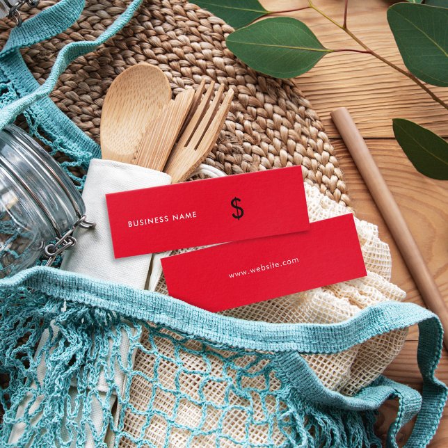 Etiqueta de Preço Vermelho Brilhante e Simples Na  (Criador carregado)