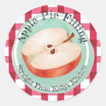 Etiqueta de Preenchimento de Pizza de Apple para E