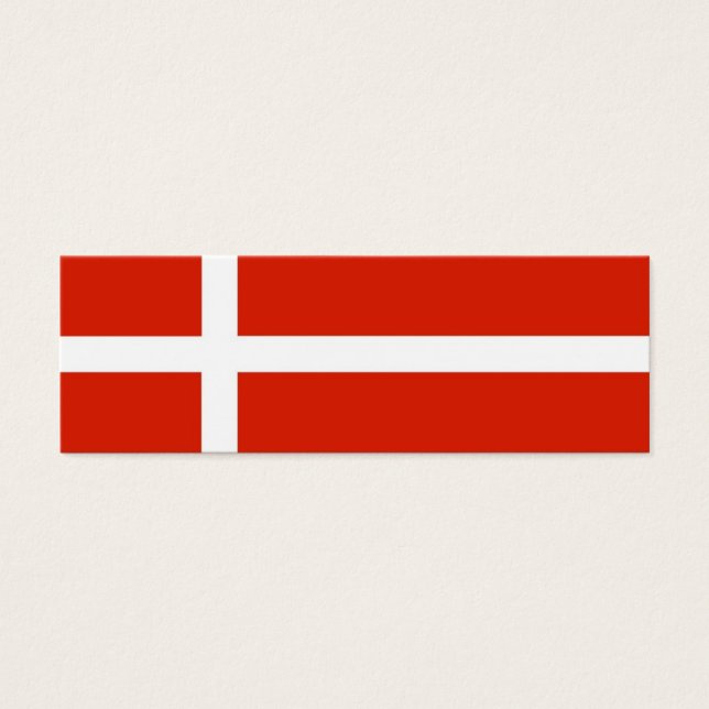 Etiqueta de Presente da Bandeira Dinamarquesa (Frente)